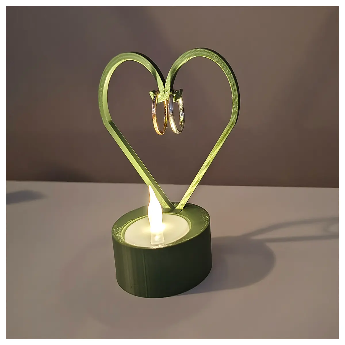 ring candle holder romantic table decor wedding centerpiece
