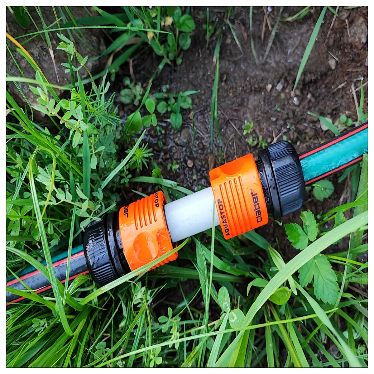 gardena hose extension connector adapter fitting for garden watering system