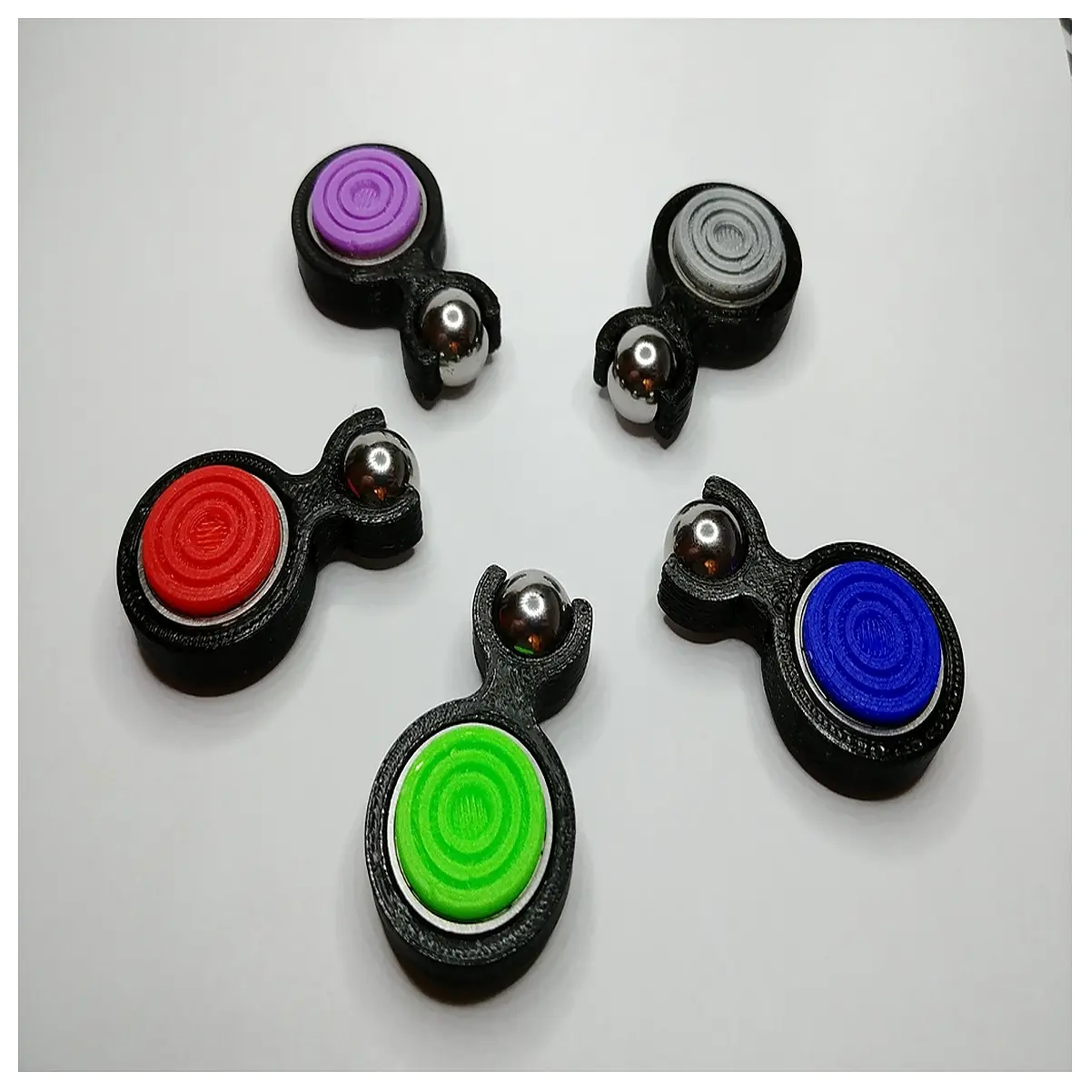 metal fidget spinner hand held stress relief toy anti anxiety tool for adults kids office desk