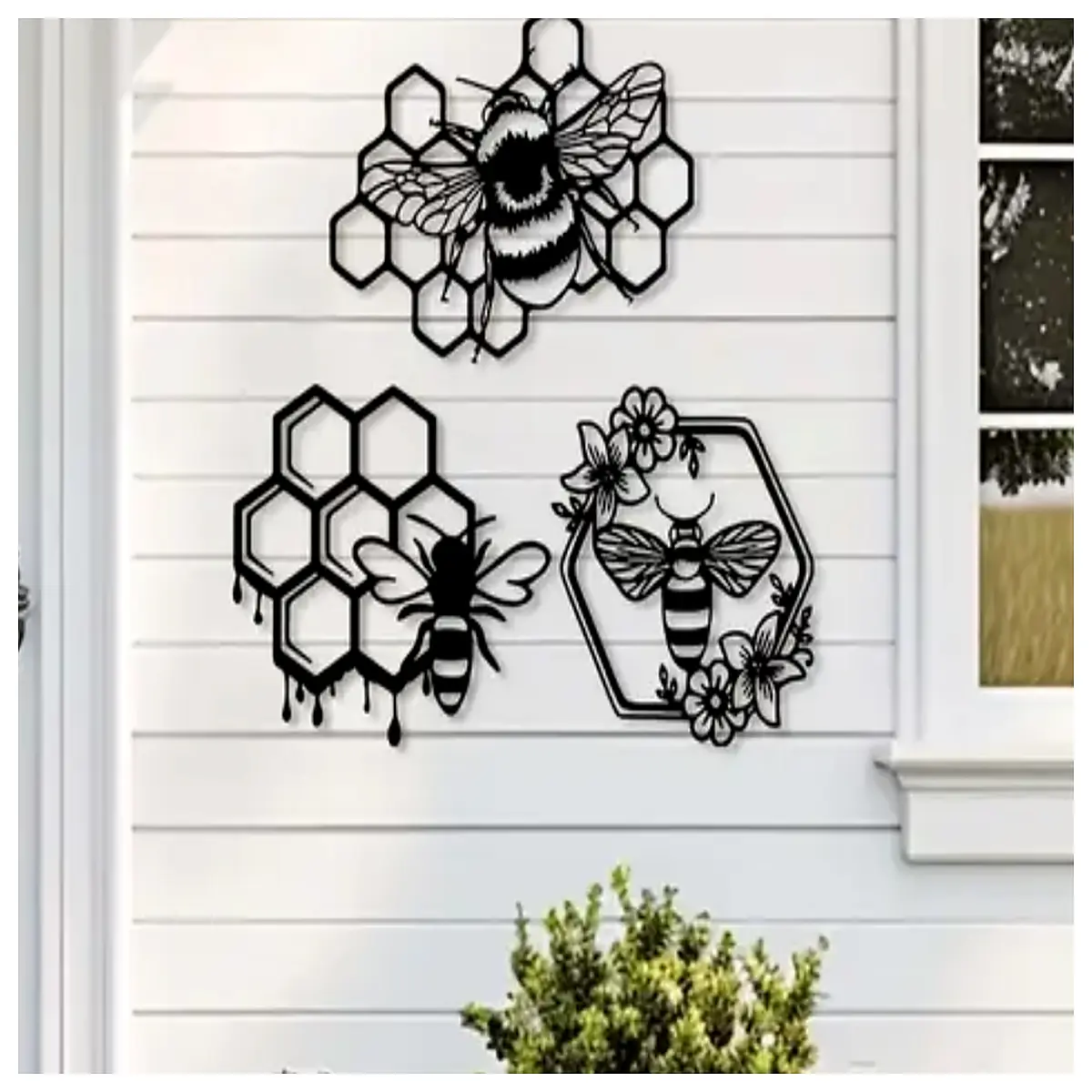 honeycomb wall decor panels geometric accent wall art modern living room furniture textured tiles