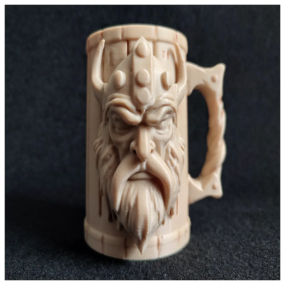handcrafted wooden drinking horn mug for mead beer ale party gift