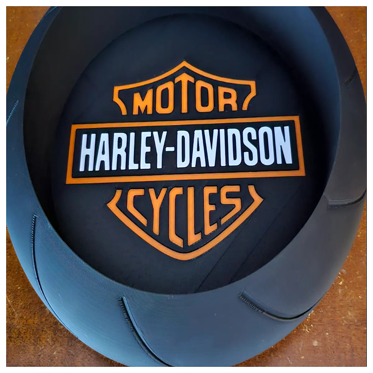 davidson trash can motorcycle bar stool duty metal waste bin for garage workshop