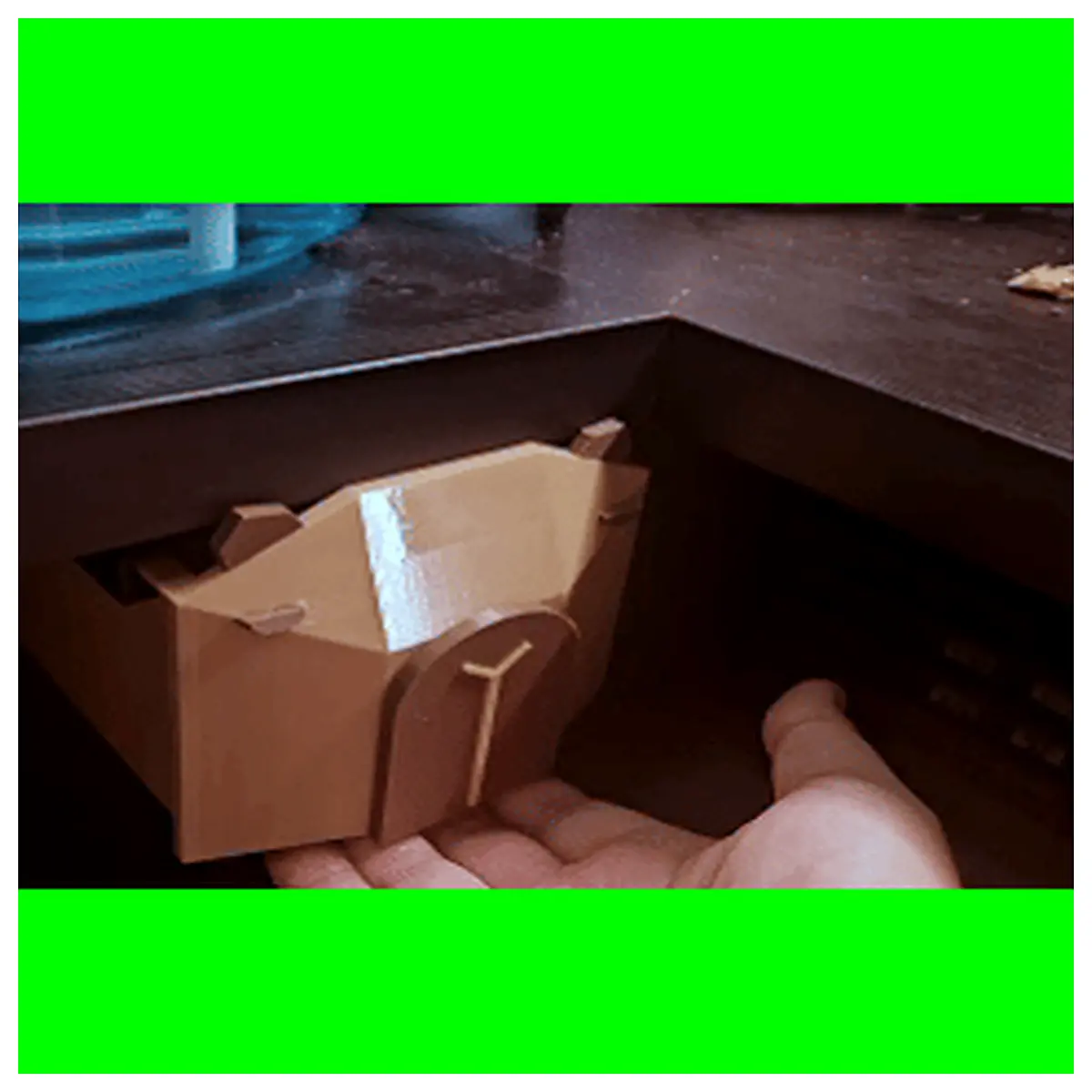 cute capybara under desk trash can desktop waste bin for home office storage small garbage pail with lid
