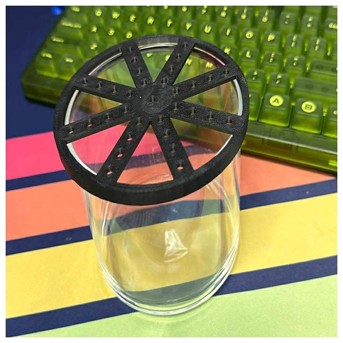 diy candle wick centering tool holder for wax pouring