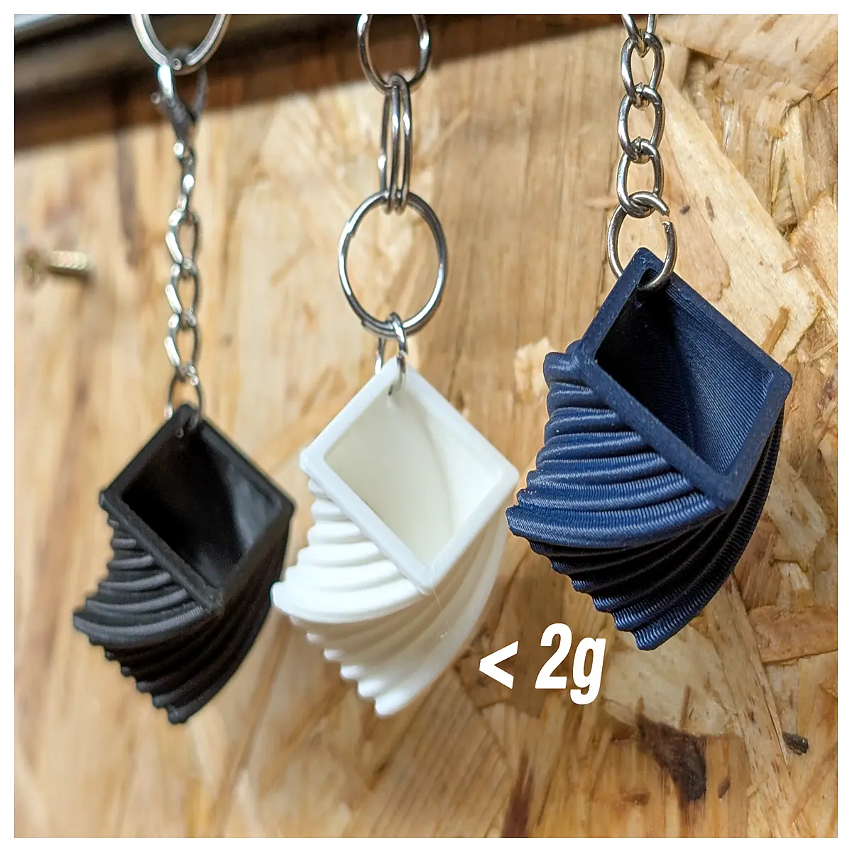 mini cube keychain metal fob with carabiner clip for men women compact pocket organizer gift