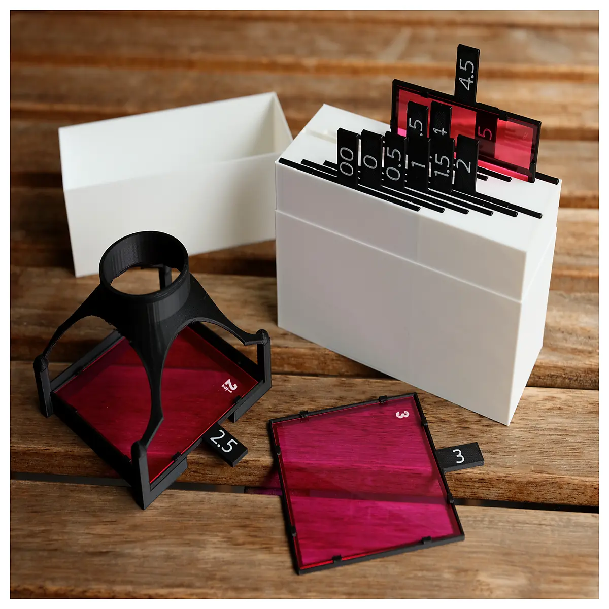 darkroom enlarger filter holder tray system for variable contrast printing accessories