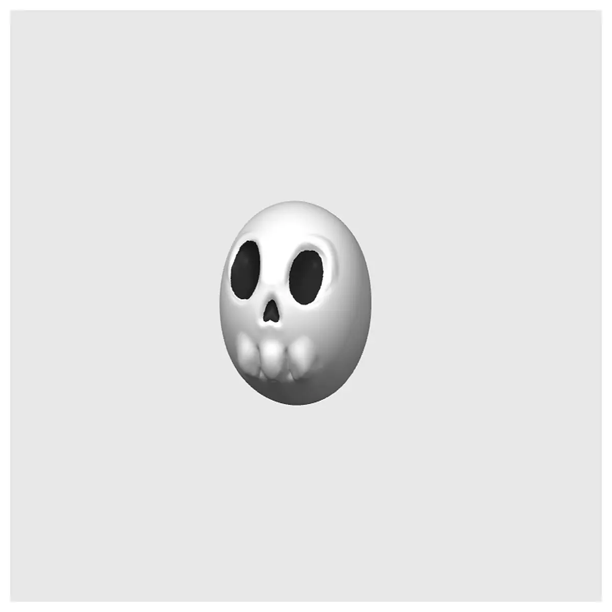 cute cartoon skull sticker vinyl decal for laptop water bottle car bumper phone case aesthetic goth y2k kawaii accessories