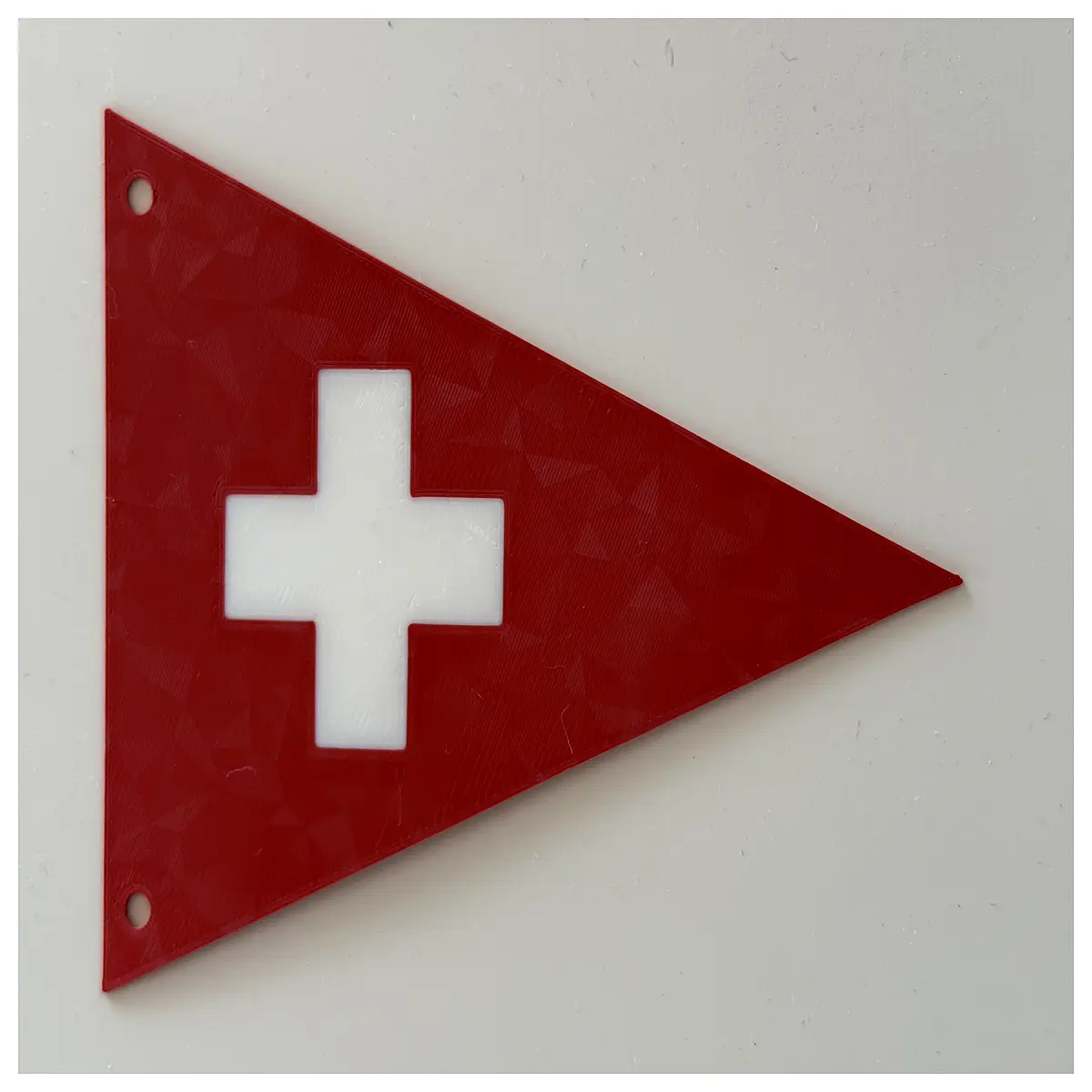 swiss flag bunting triangle pennants for patriotic party decorations