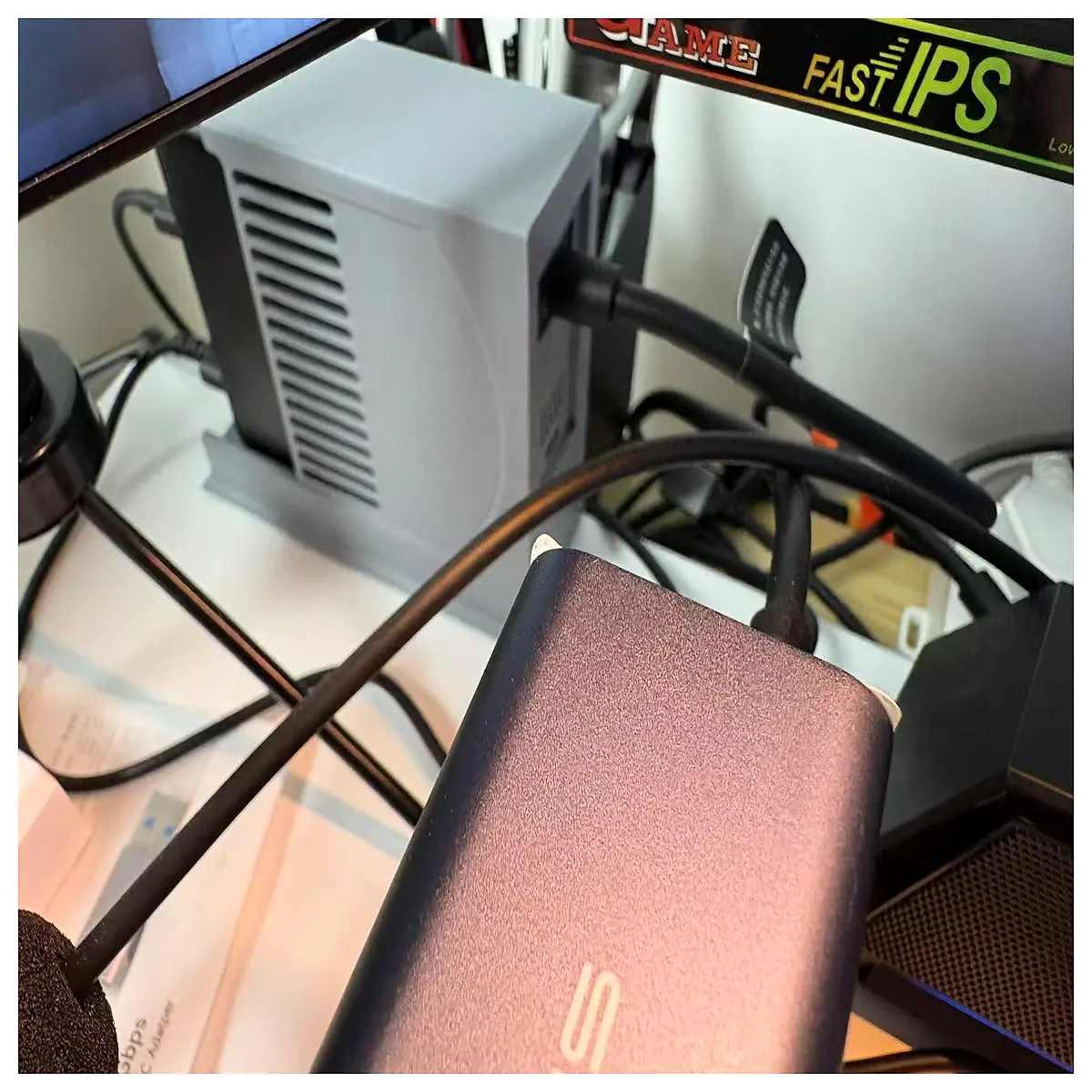 baseus 100w desktop charging station multiport usb c wall charger for laptop phone tablet fast charge power hub