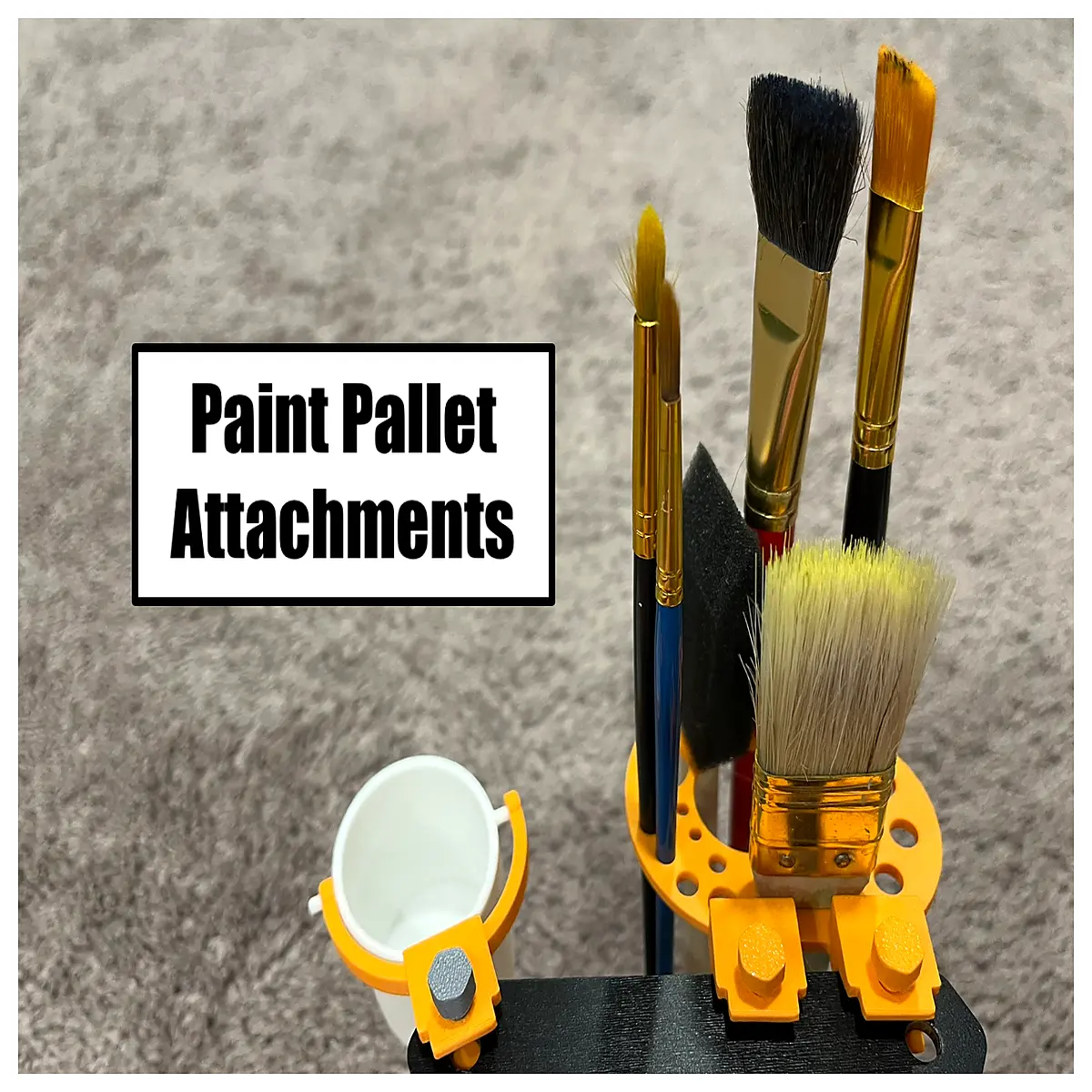 watercolor mixing palette with wells plastic art supply organizer tray for paints portable sketching tool holder