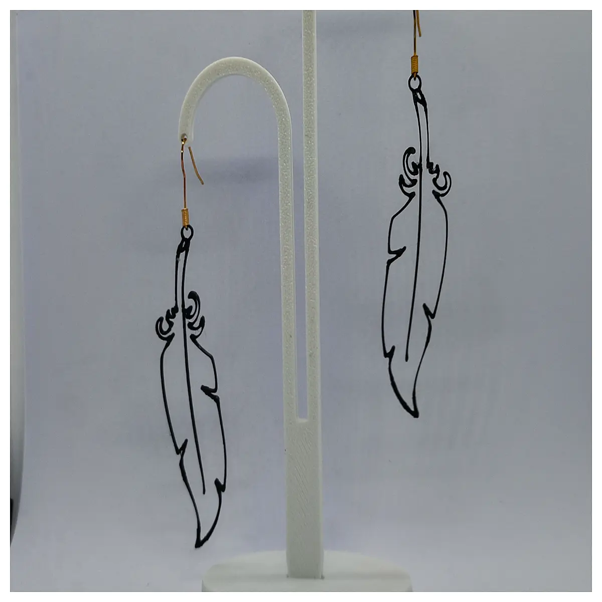 delicate feather wing earrings for women lightweight dangle jewelry boho style gift