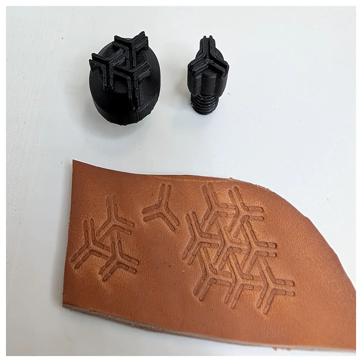 3 point embossed head cap for industrial machinery textured grip knob replacement part