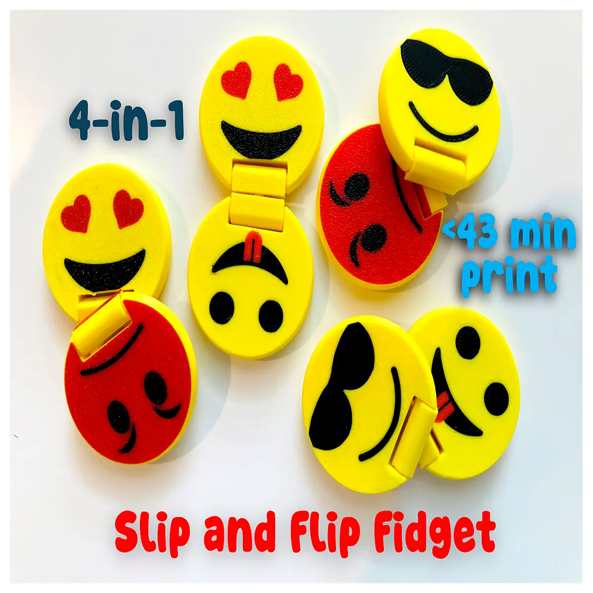 fidget cube with faces sliding stress relief toy 4 sided fun anti anxiety
