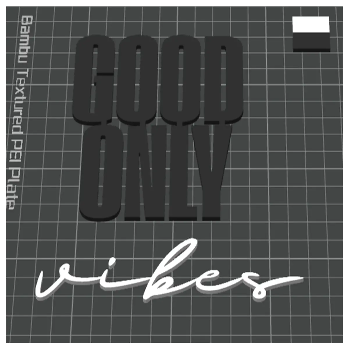 good vibes only vinyl decal for laptop water bottle car window positive mindset sticker aesthetic room decor