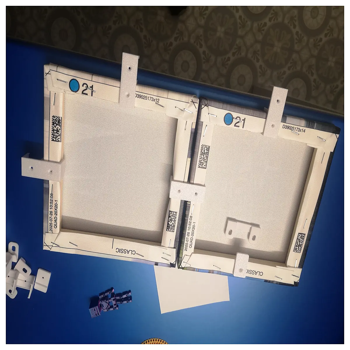 duty canvas stretcher bars wood brackets wall mounting hardware for large artwork frames