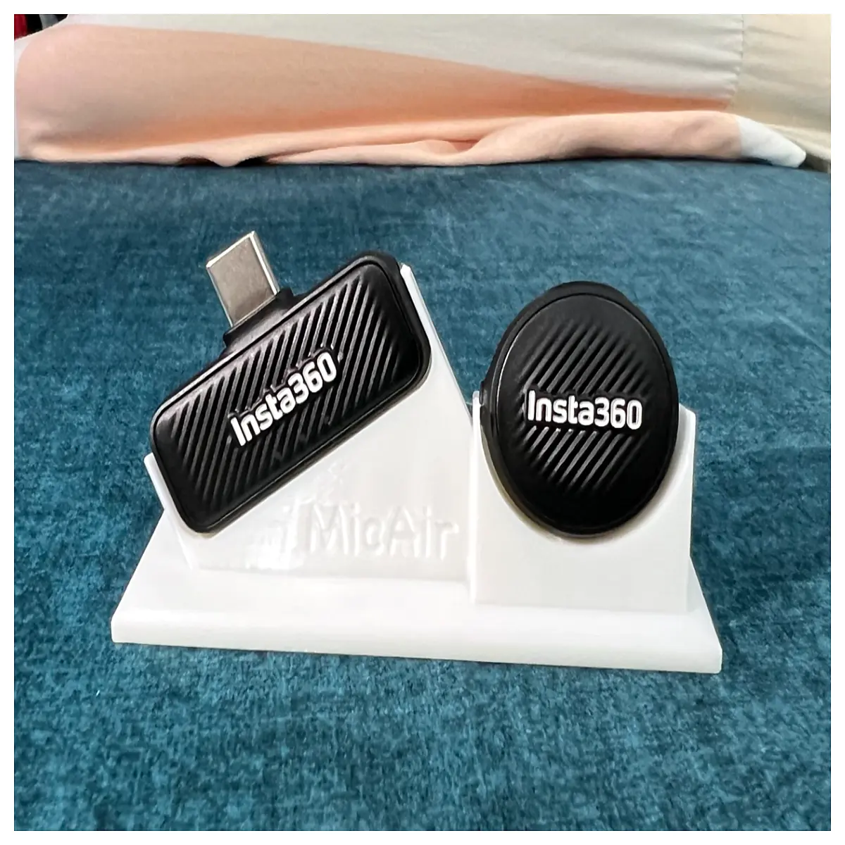 mic air mount holder for product photography retail shelf presentation
