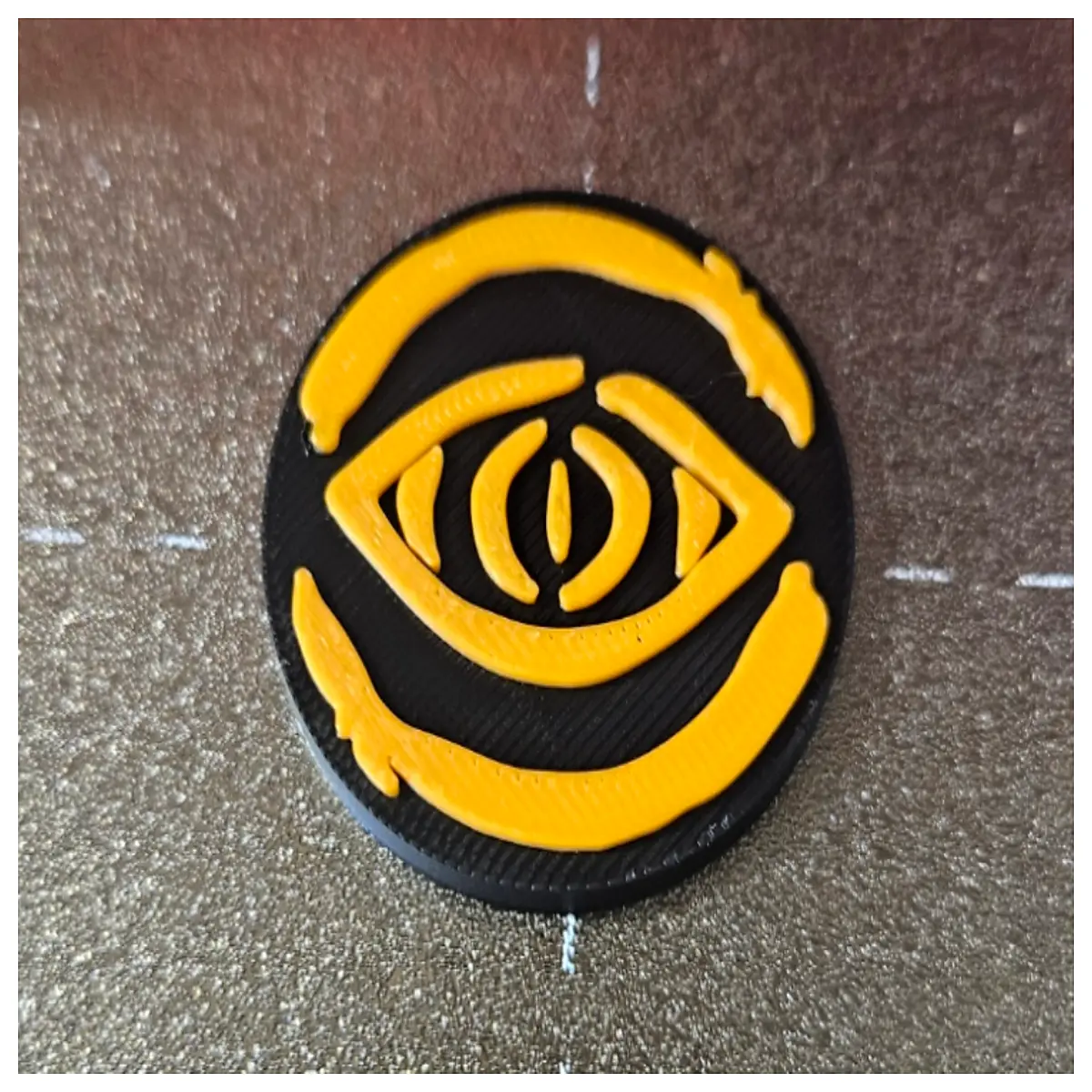 cyclops medal cosplay prop one eyed badge fantasy game accessory halloween costume jewelry