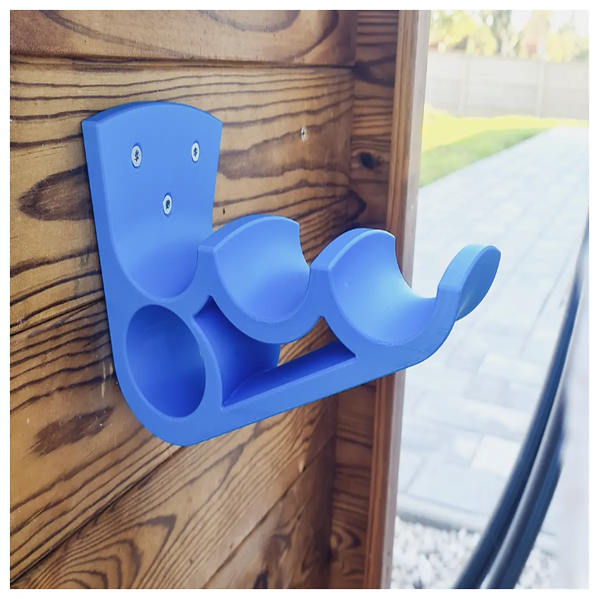 pool vacuum hose holder hanger bracket clip organizer for pool cleaning accessories double hook wall mount storage