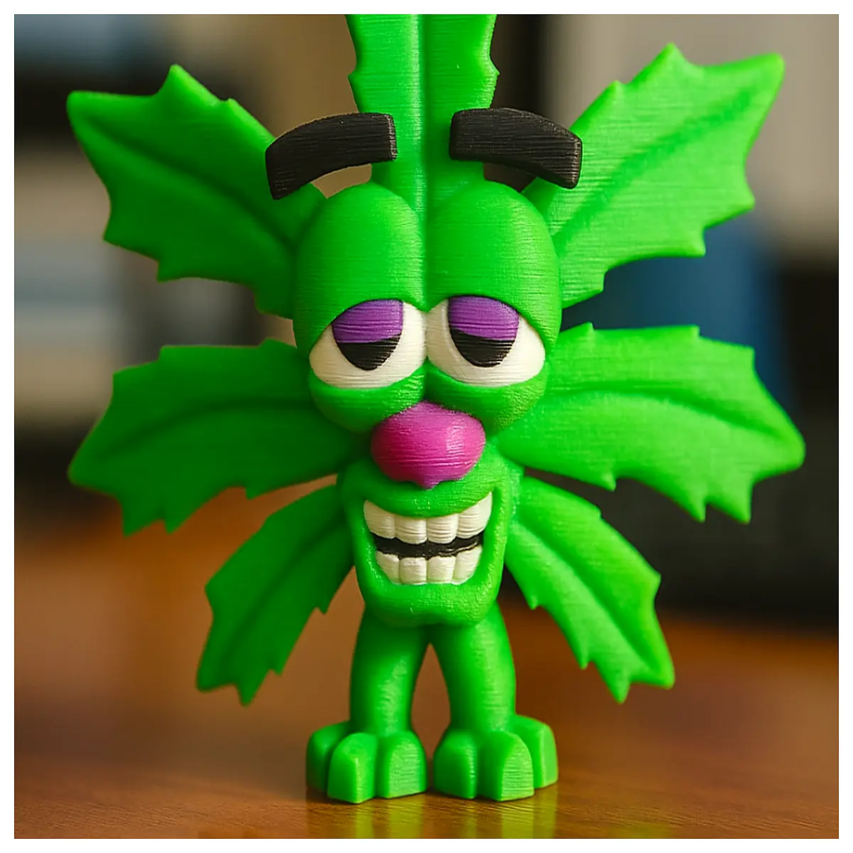 funny cartoon people characters multi color funny plant mascot figurine