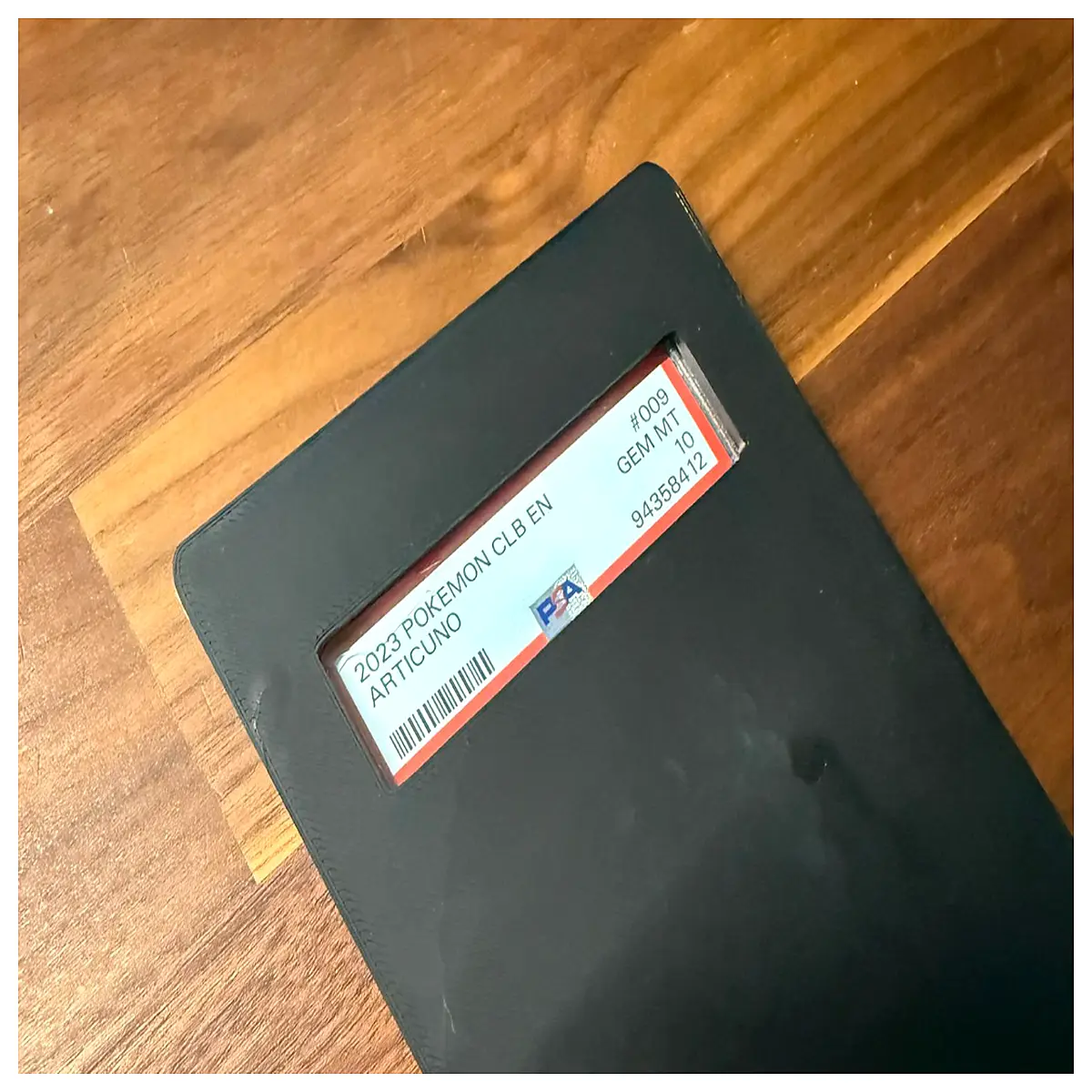 rigid card holder sleeves with snap button and clear label window for grading slab storage organization