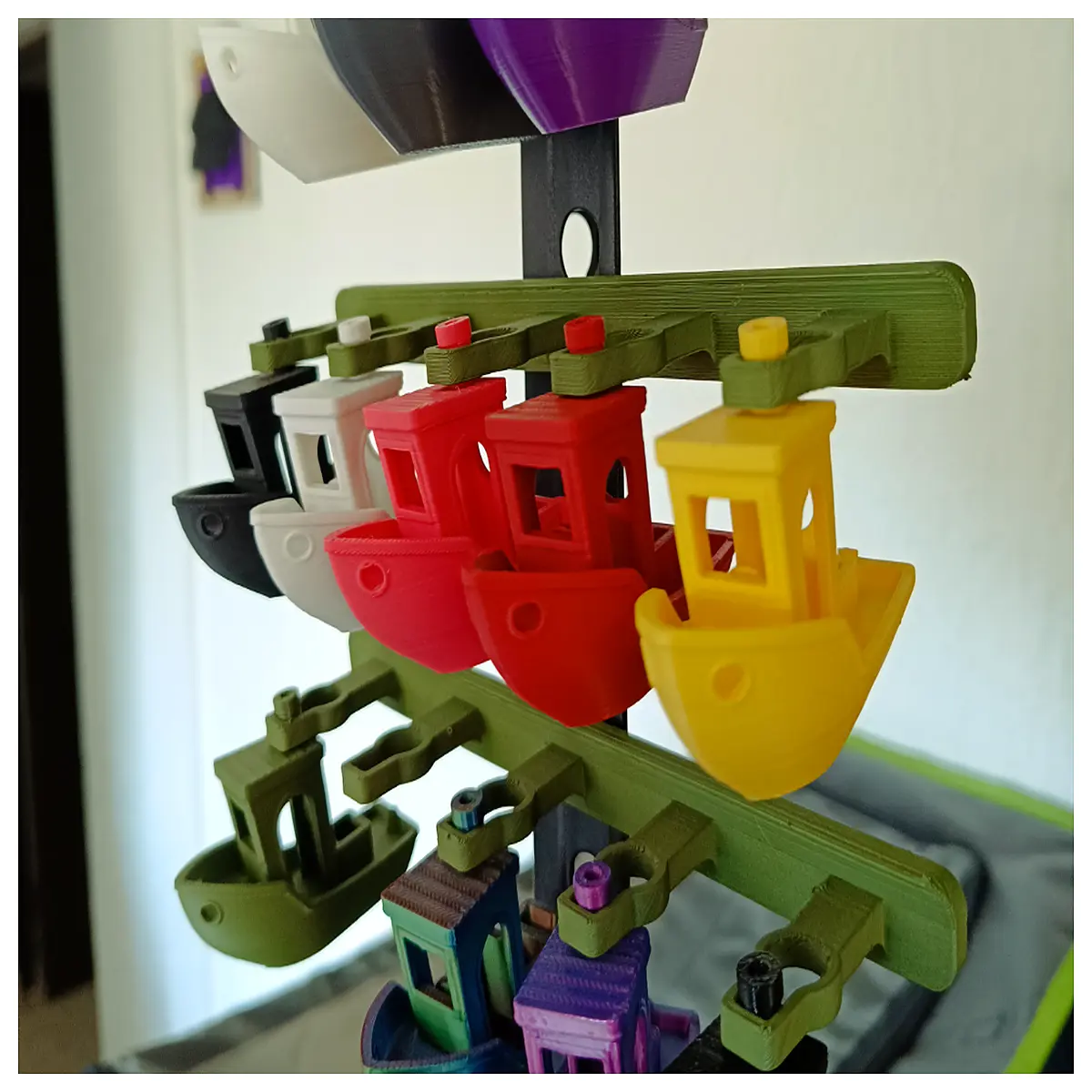 printer accessory benchy holder mount for 2020 extrusion profile storage organizer