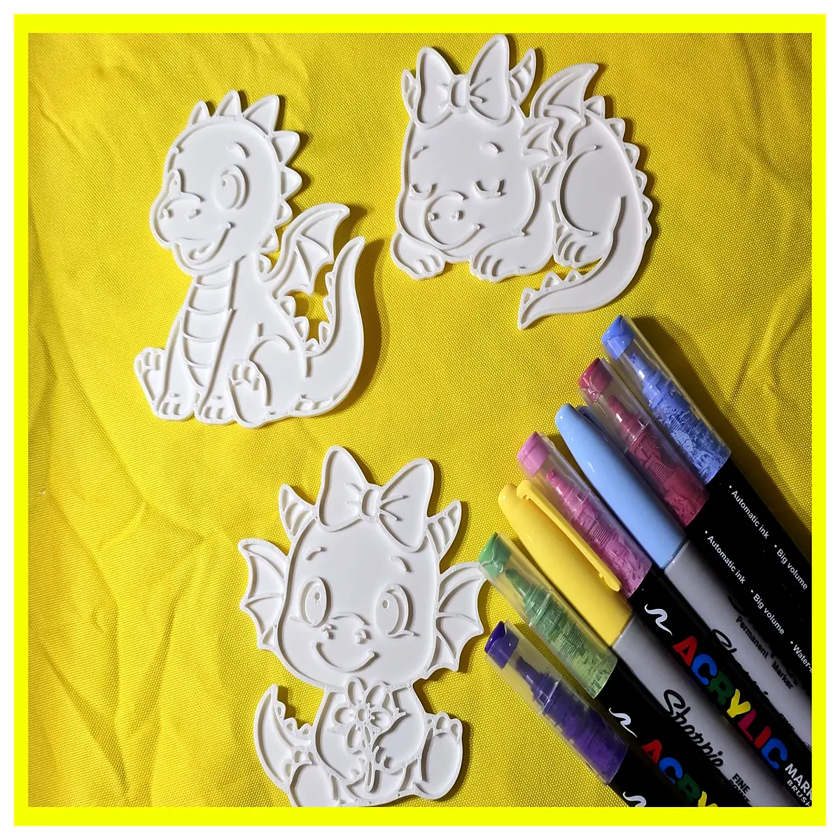 cute kawaii dragon coloring book for kids printable dinosaur activity pages fun educational art supplies