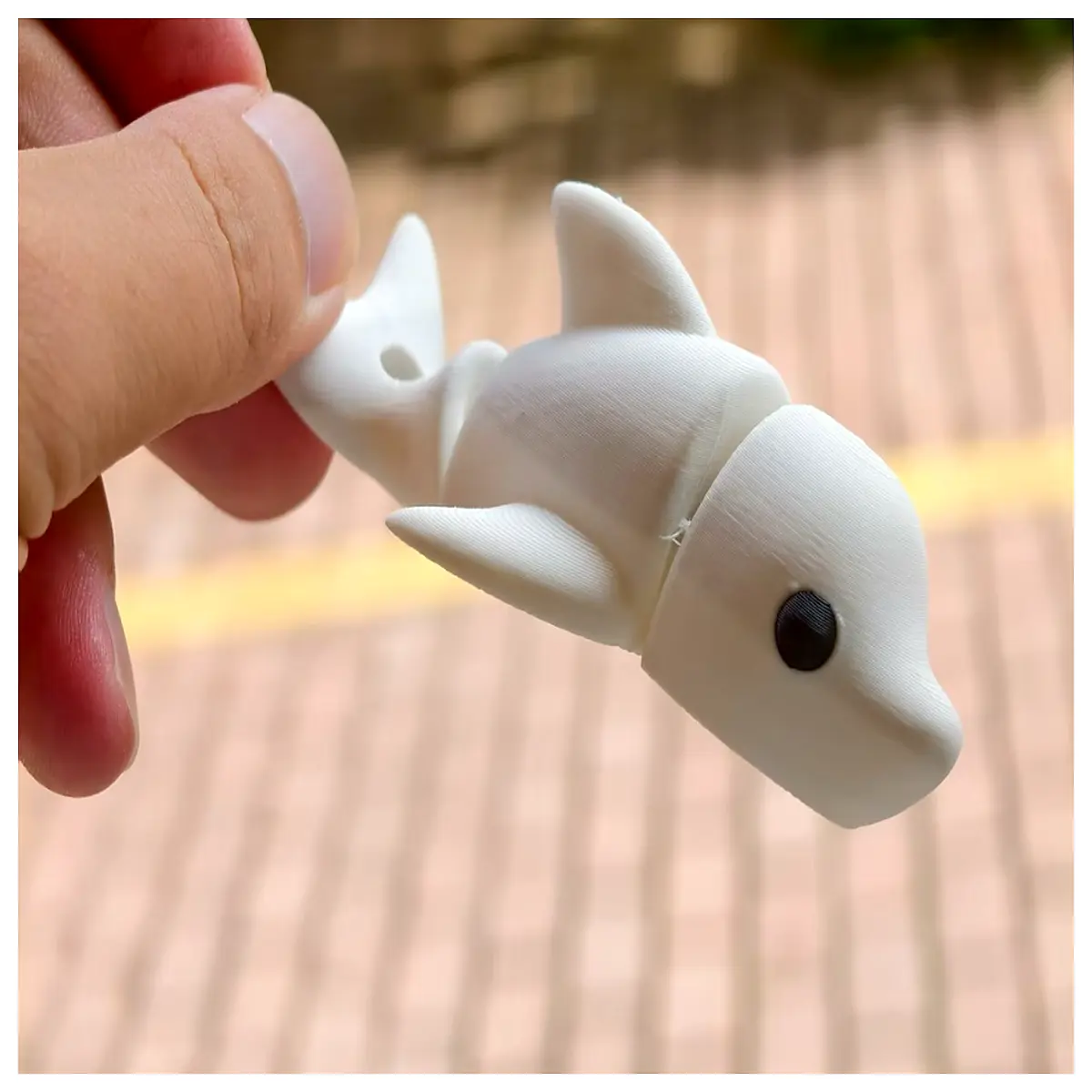cute dolphin keychain pendant lucky charm for home decor gift no needed