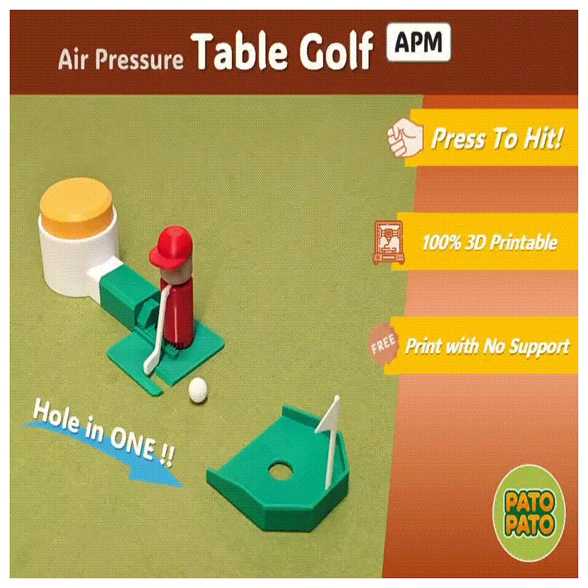 desk game stress relief toy office fun air powered putter novelty adults kids