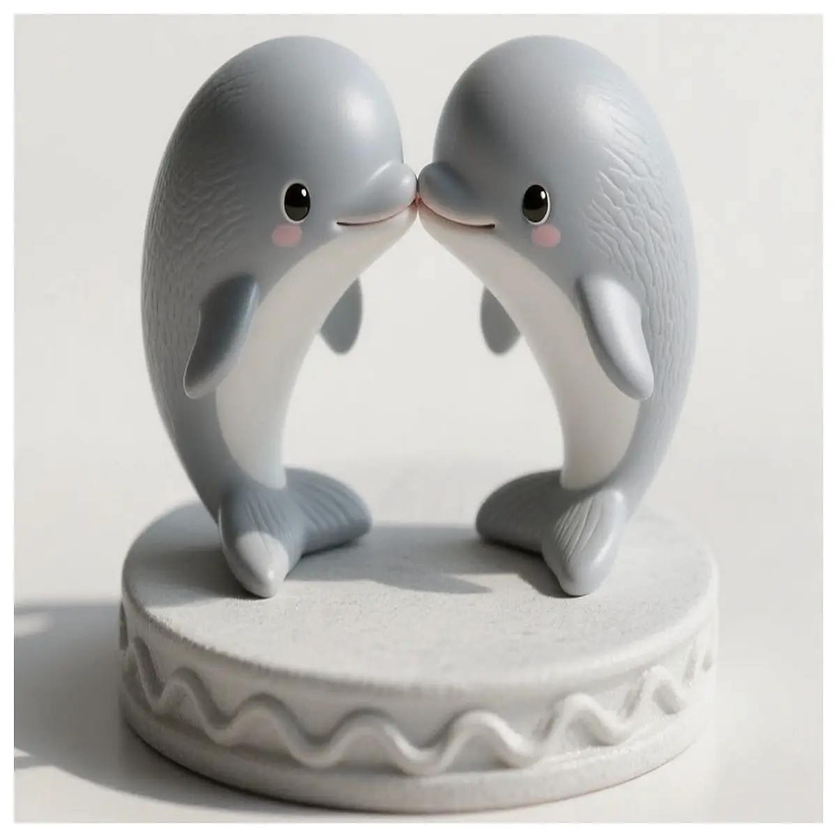 cute dolphin plushie for kids romantic whale stuffed animal gift soft blue sea creature toy baby shower present