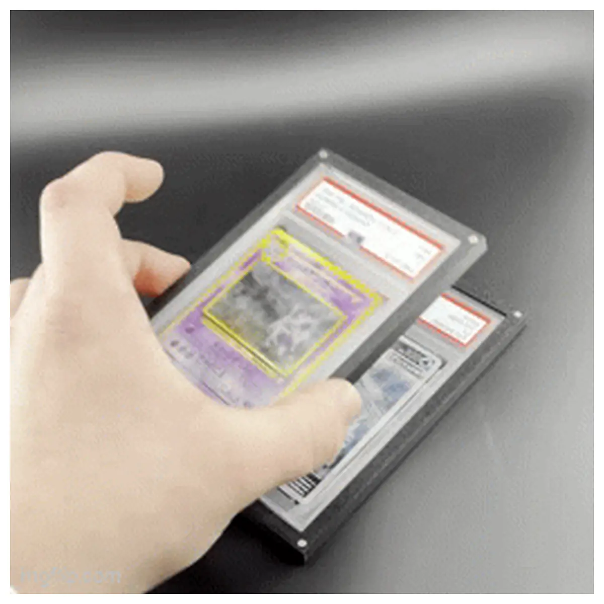 magnetic psa card holder protective sleeve buffer shockproof storage box for grading slab protection