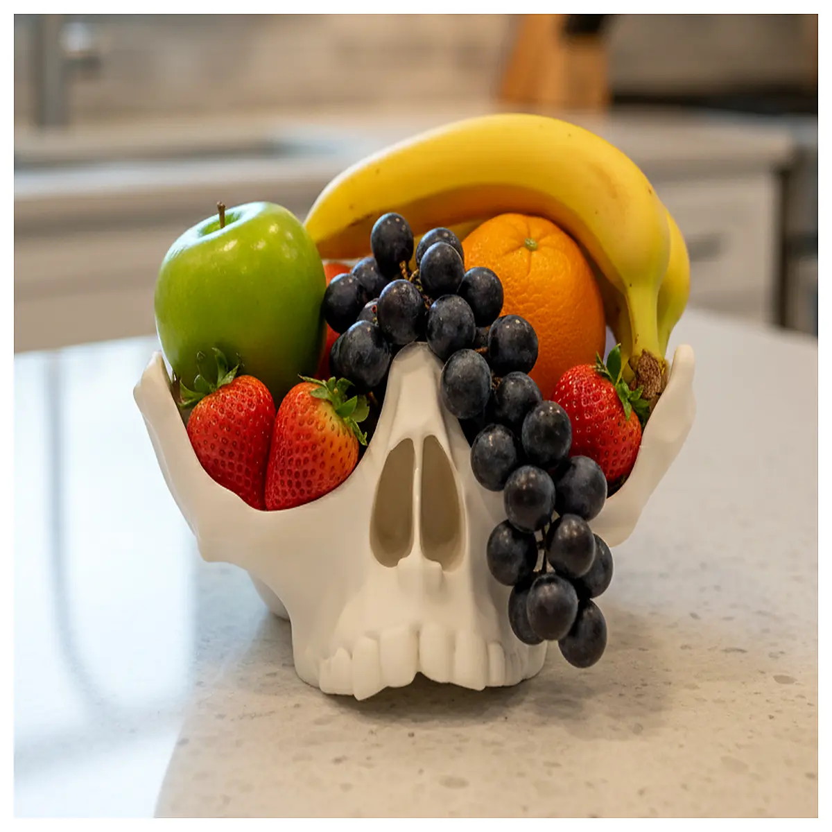 halloween skull candy bowl for party snacks trick or treat large plastic fruit tray spooky decor