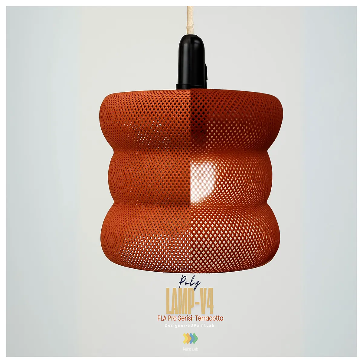 geometric polygon pendant shade modern industrial metal cage cover for bedroom living room