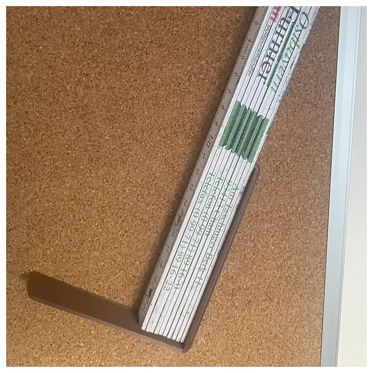 portable folding ruler holder for drafting table shop