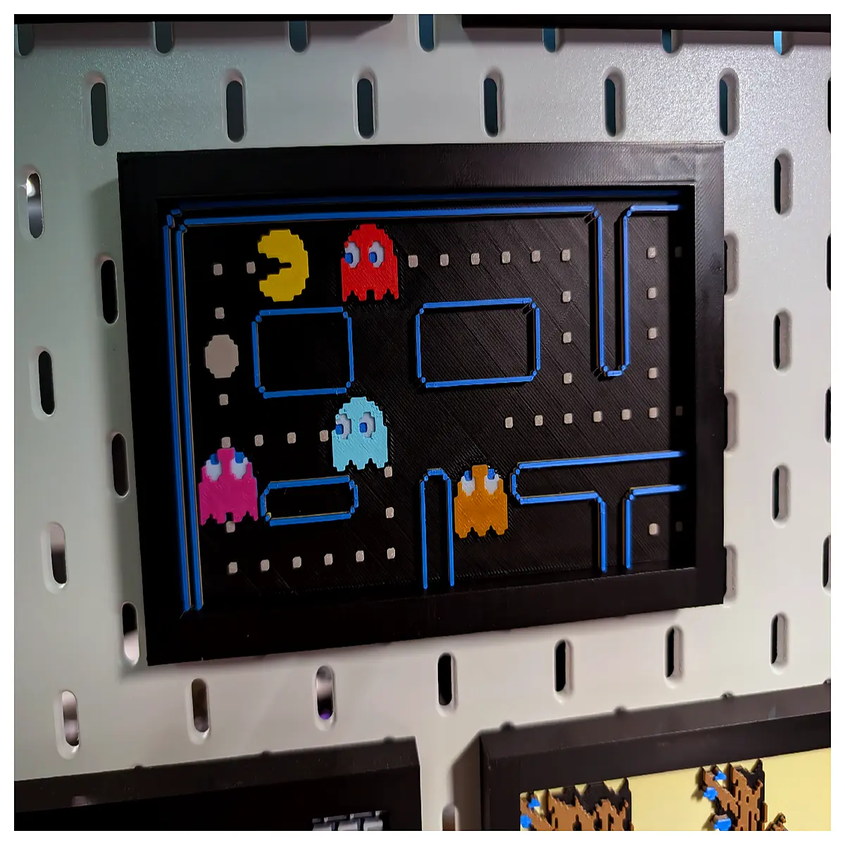 pac man wall art decor pixel arcade game room poster canvas print retro gaming nursery decoration