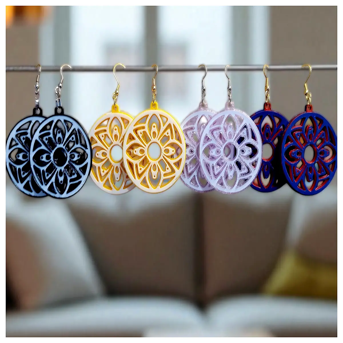 boho chic dangle earrings for women vintage ethnic tribal jewelry long beaded tassel pendants festival gypsy style accessories