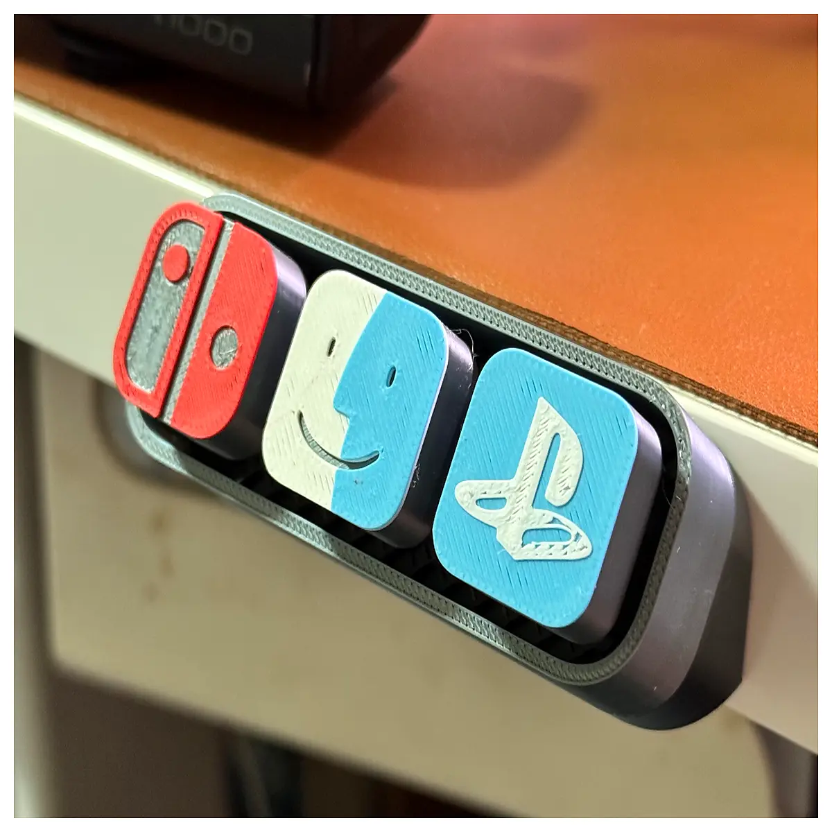 desktop magnetic push button switch tactile clicker for office desk organization