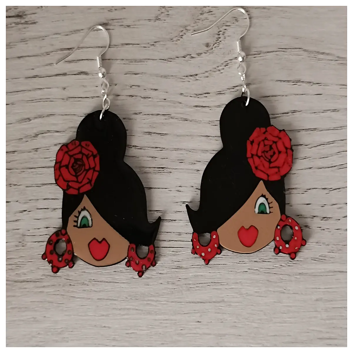 flamenco style drop earrings for women spanish flamenco dance jewelry bohemian tassel earrings with beads festive party accessories