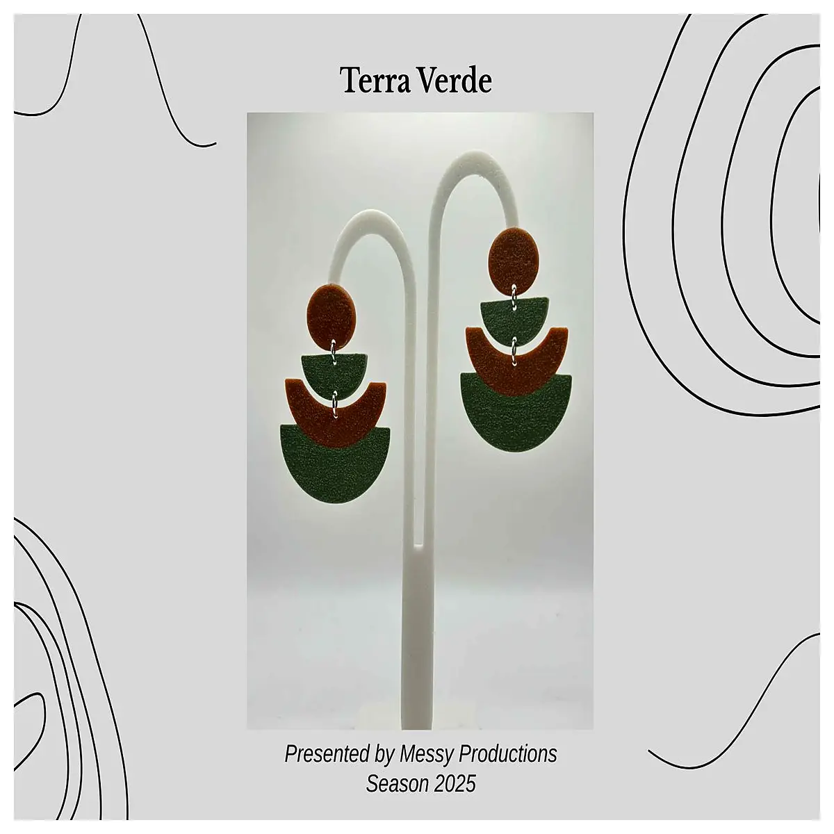 modern geometric drop earrings for women minimalist tone gold silver dangle jewelry trendy large studs
