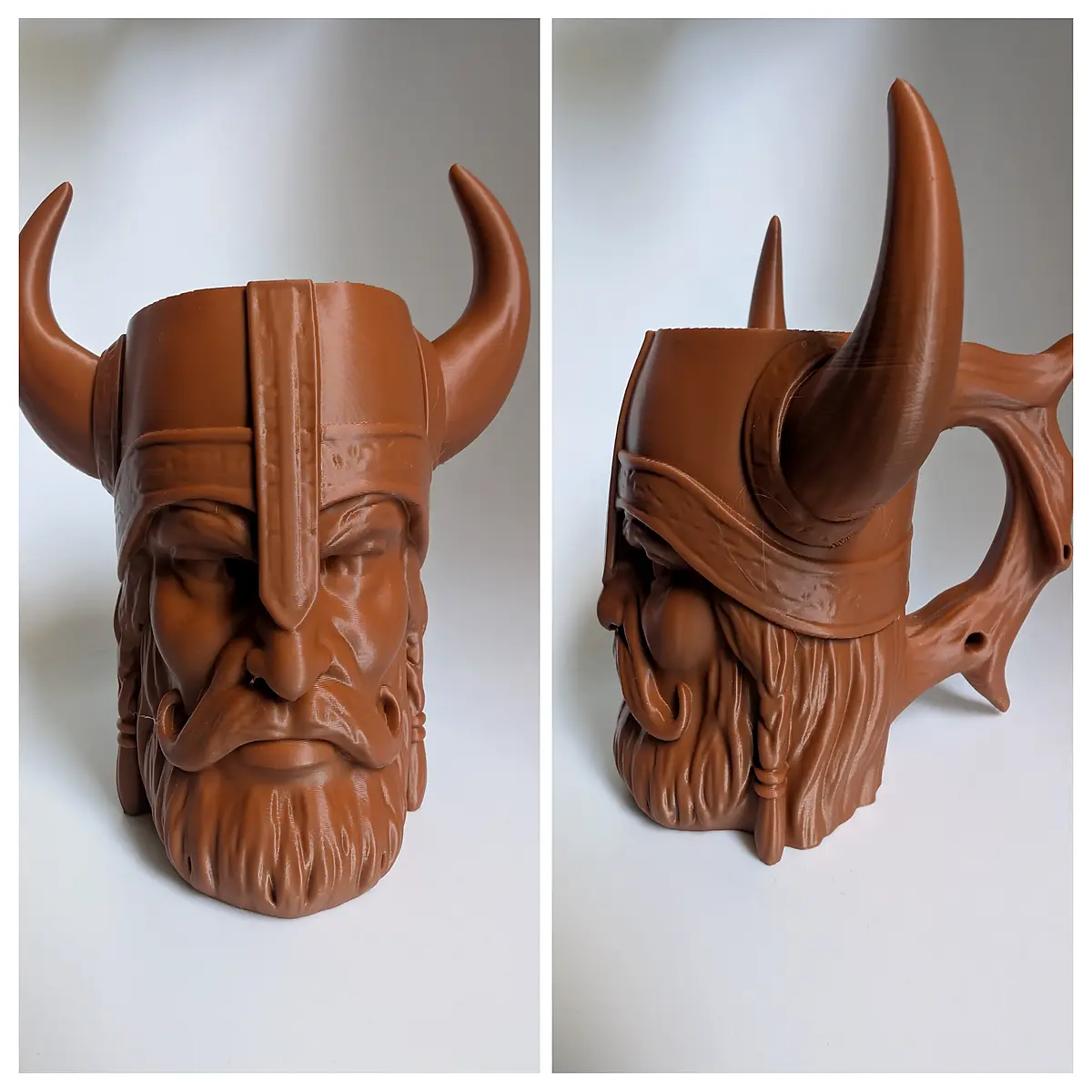 drinking horn historical reenactment mead cup nordic mythology beer mug rustic wooden tankard with metal bands