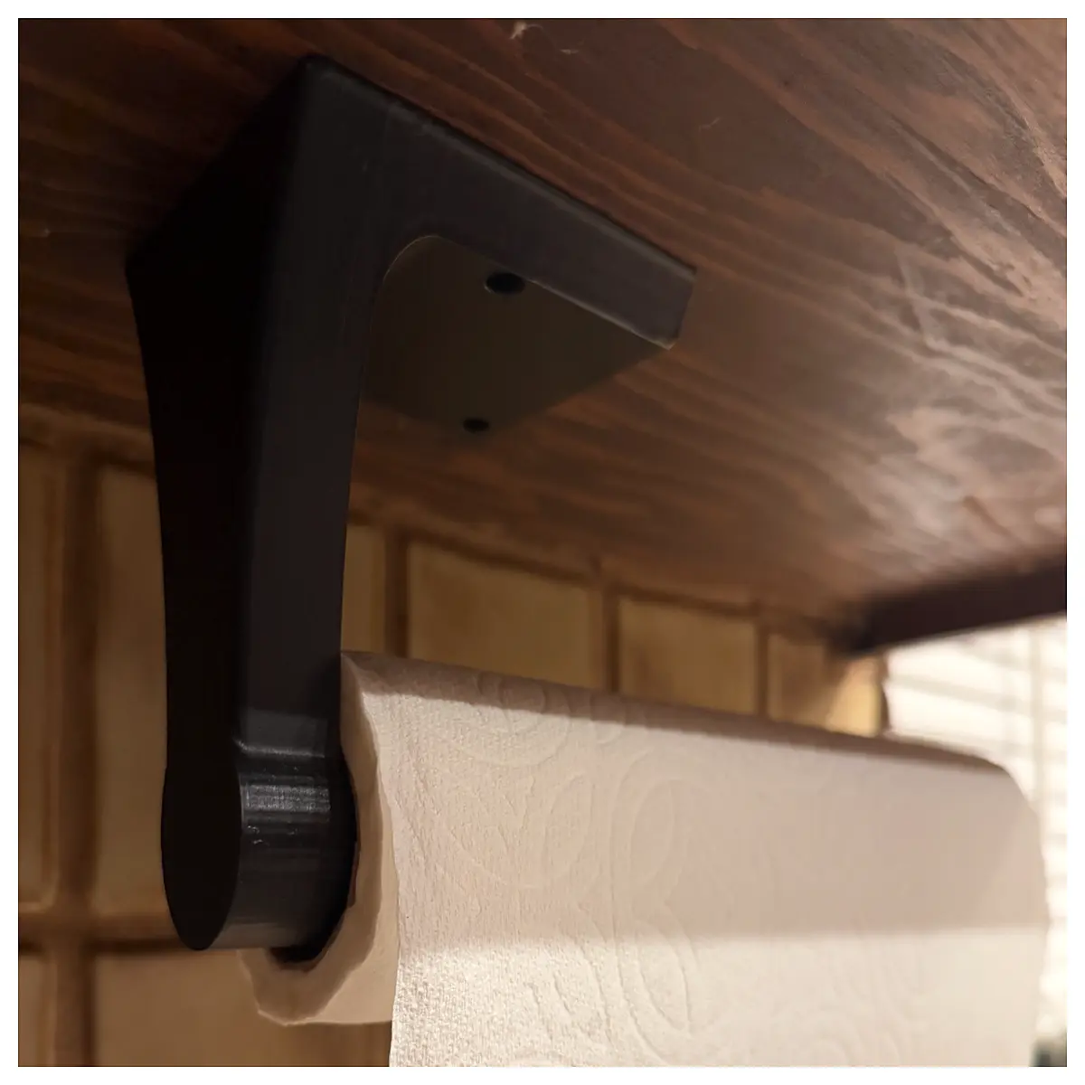 freestanding paper towel holder for kitchen counter vertical roll dispenser with weight base stainless steel or finish
