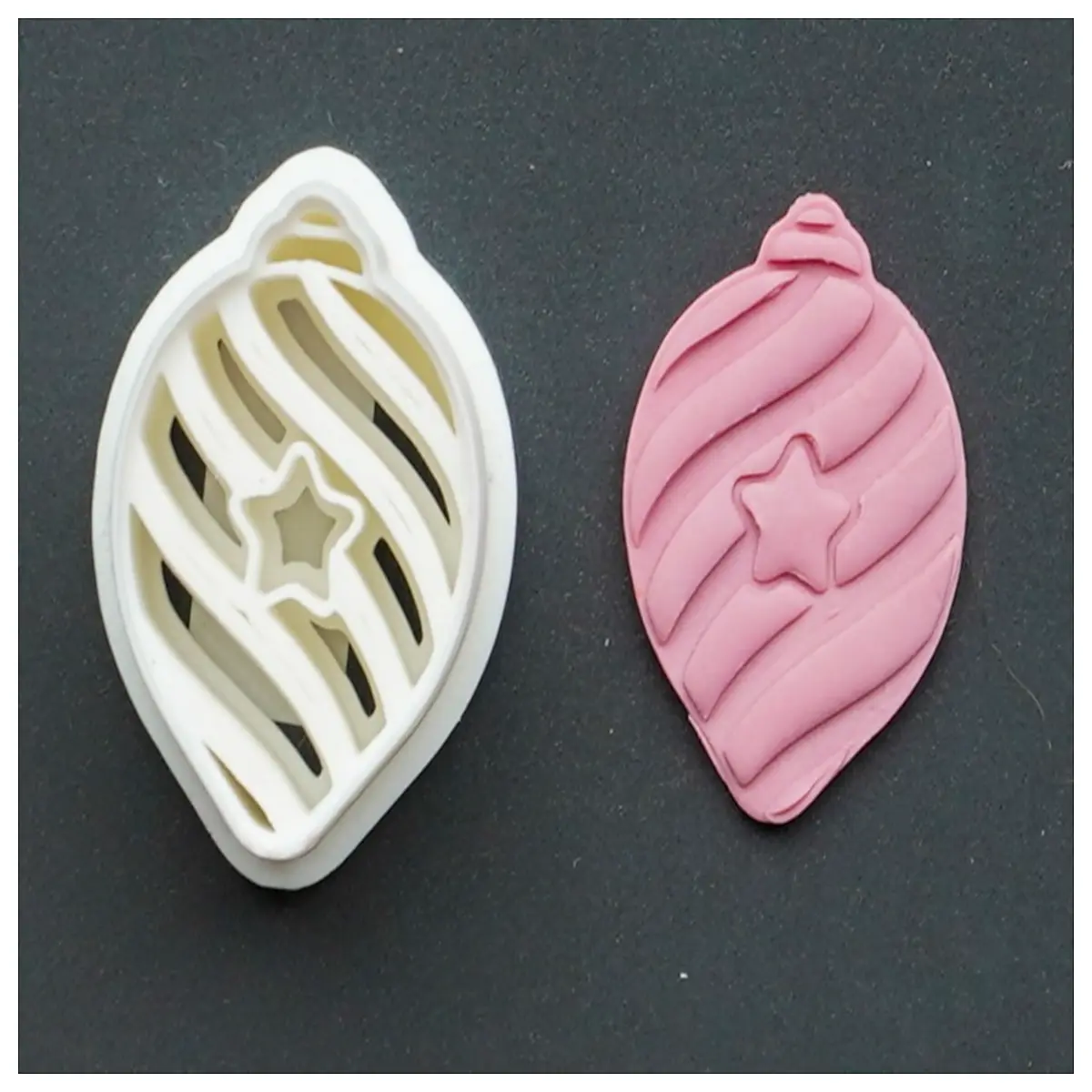 diy polymer clay earring molds christmas bauble shapes holiday craft supplies