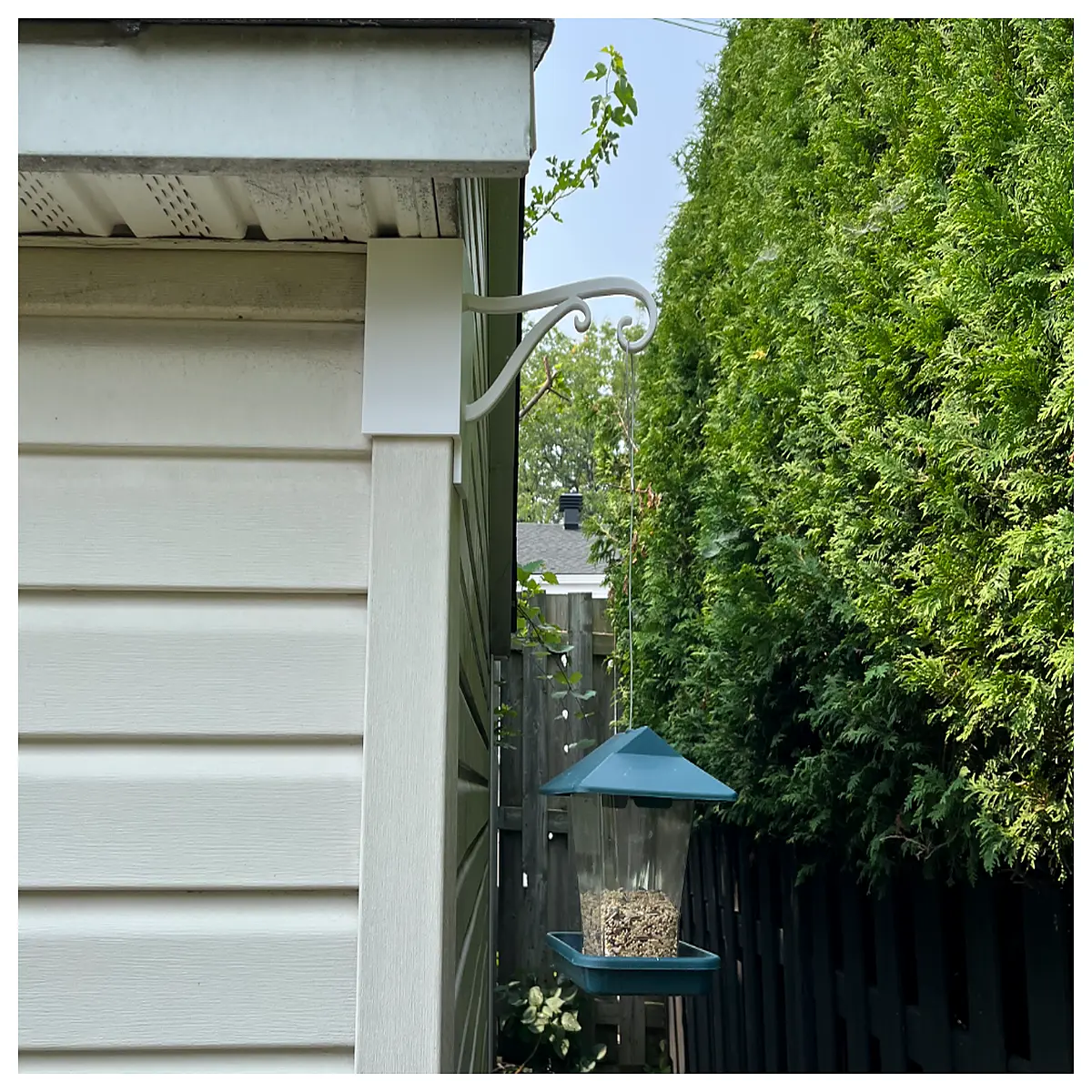 garden shed bird feeder mount bracket duty pole support for outdoor hanging aviary