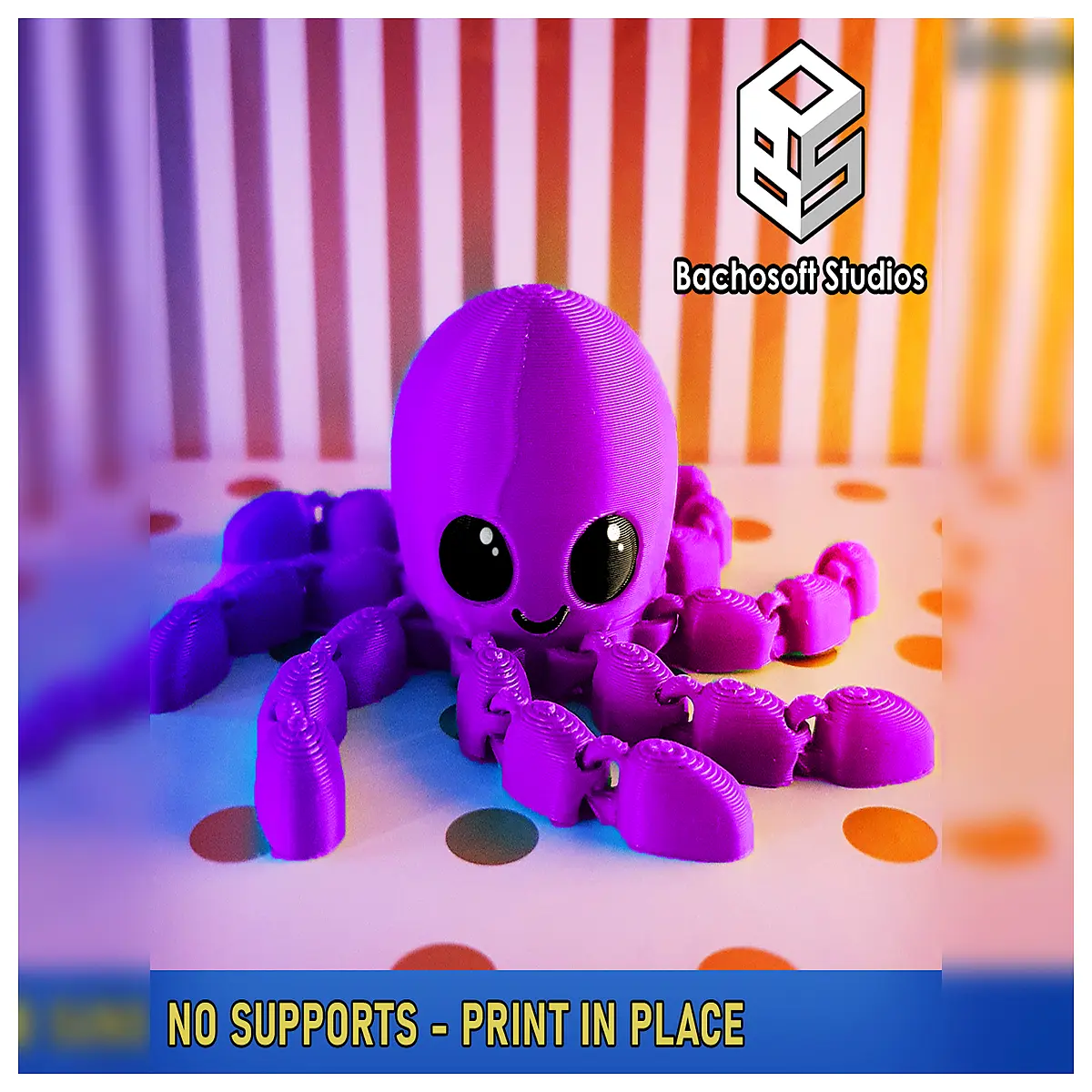 cute octopus keychain with moving joints stretchy tentacle charm for bags colorful squid fidget toy gift
