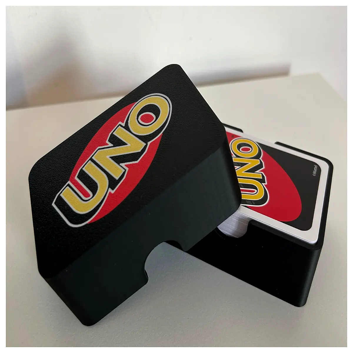 uno card holder compact storage box organizer for game accessories travel case