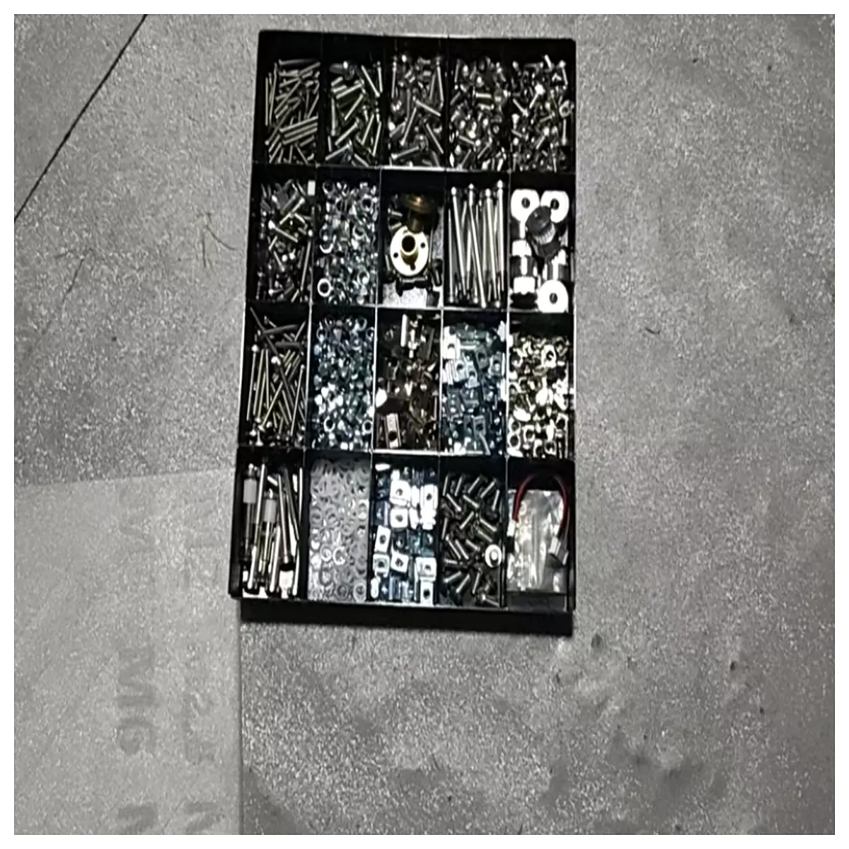 screw organizer box magnetic parts tray for workshop tools hardware storage cabinet drawer insert