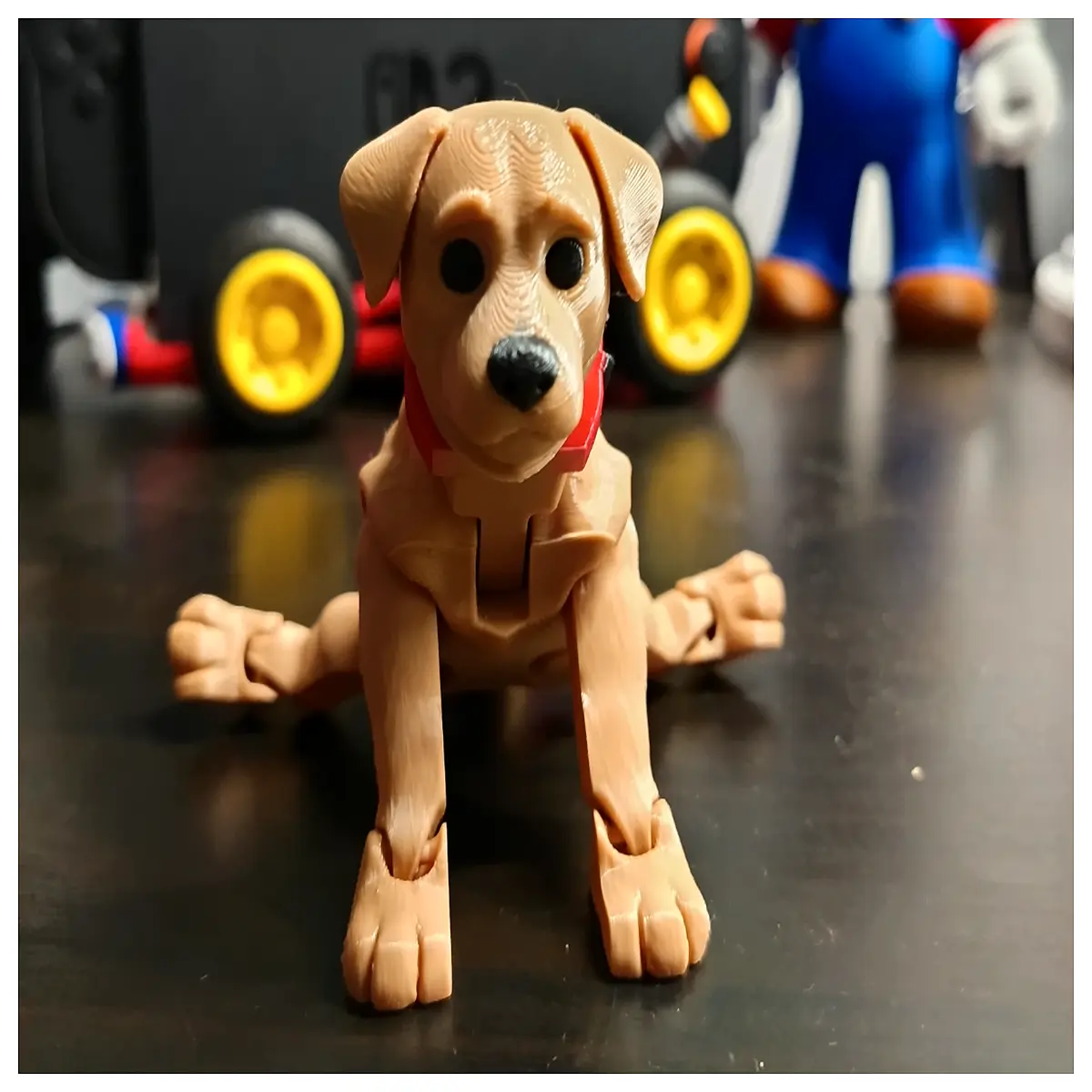 articulated labrador dog plush toy for kids realistic moving joint puppy doll soft huggable pet figurine educational anatomy