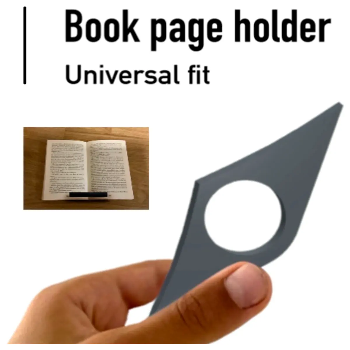 ultralight book page holder clip 4g anti slip reading bookmark organizer