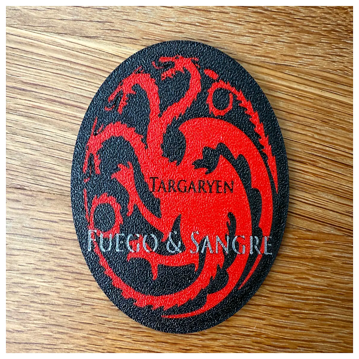 targaryen house sigil coaster set dragon fire flame cork drink mat home decor gift