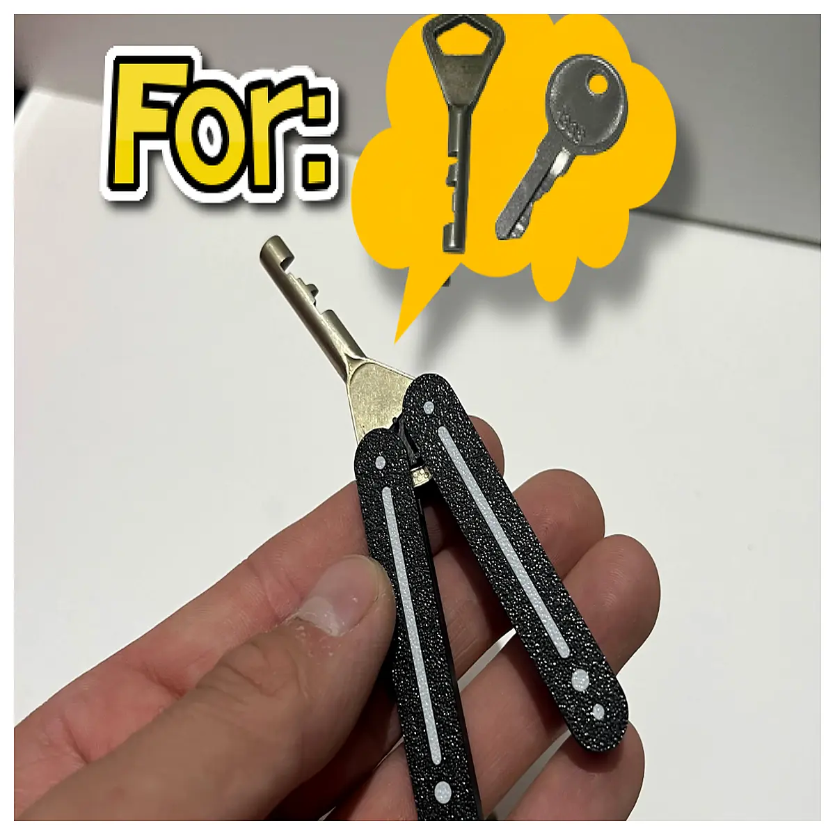 keychain stainless steel tactical edc pocket opener multi tool for men