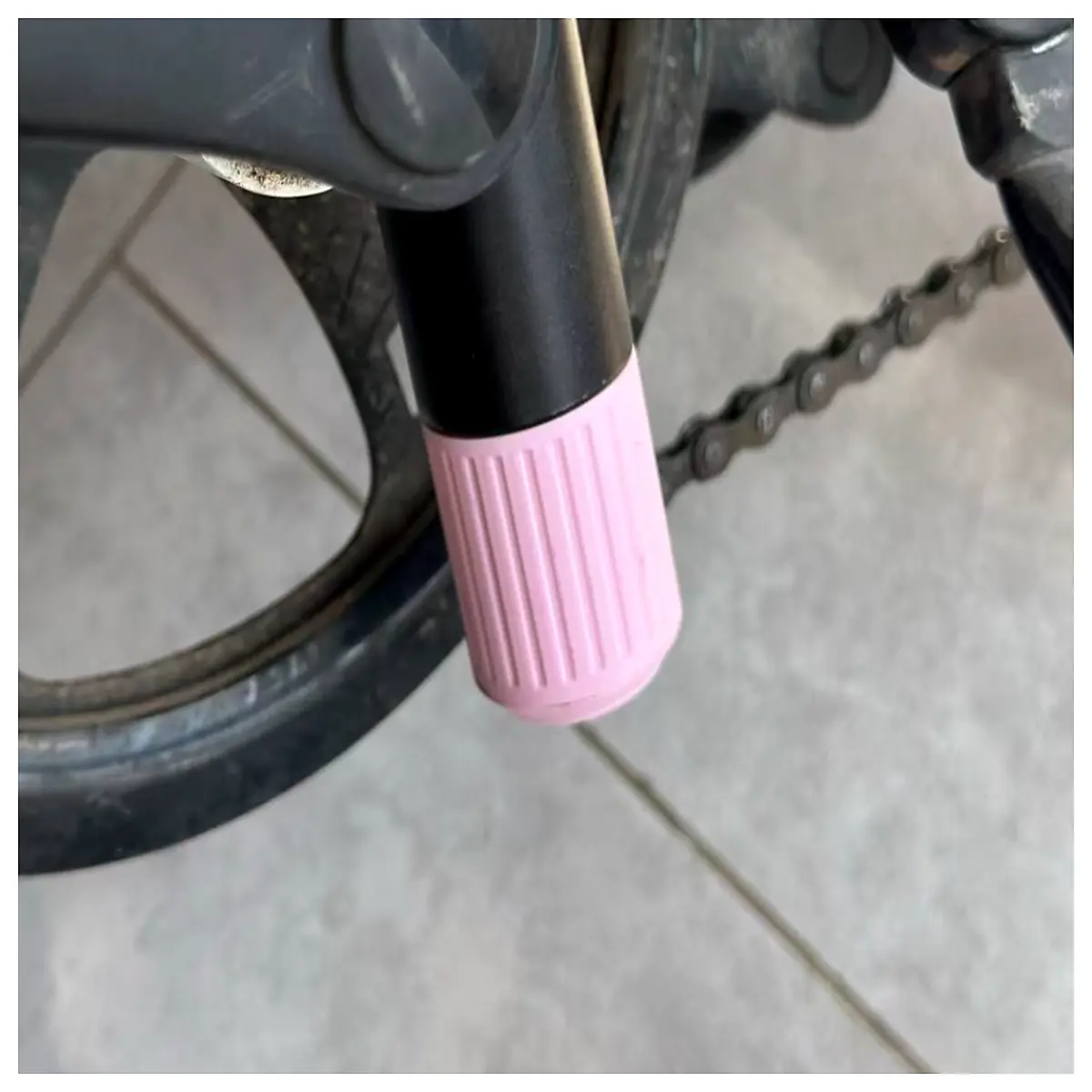 p8 bike seat post pump cap cover replacement accessory for folding bicycle air valve protection